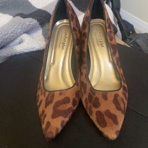 Wildcat print and feel heels